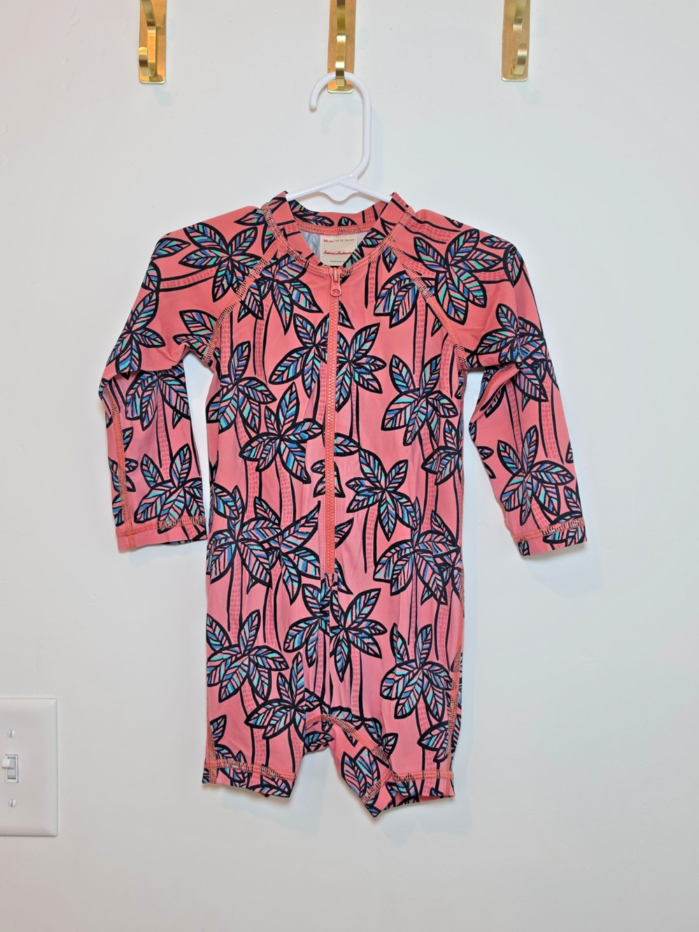 Hannah Anderson Baby Rashguard Swimsuit Size 18-24 m 80 cm Tropical Colorful